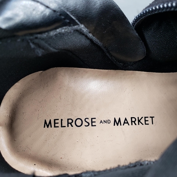 Melrose and Market | Luna Black Microfiber Stiletto Over The Knee Boots Women 6 - Picture 7 of 8